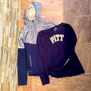 Nike Dry Fit PITT Jacket & Long Sleeve Shirt